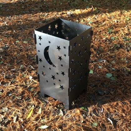 Feuersäule, Feuertonne, Sterne