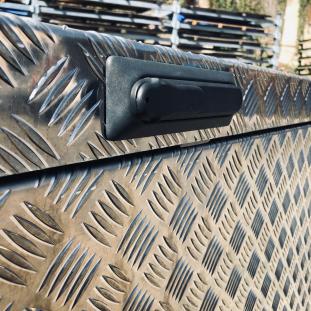 Blech Transportkiste gerader Deckel