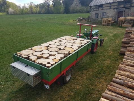 Transportkiste individuell am Trecker